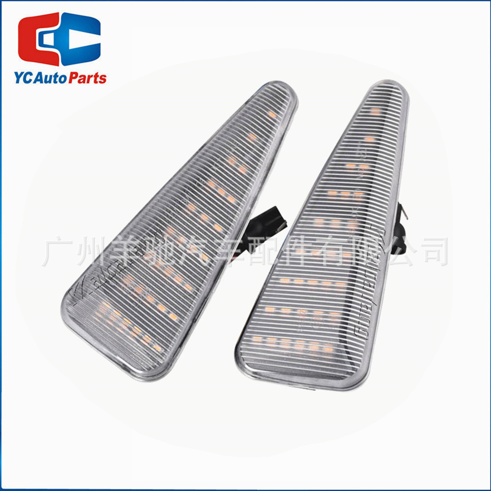 Aplicable a Dacia Logan Renault Stepway Thalia señal de dirección LED hoja lámpara de borde