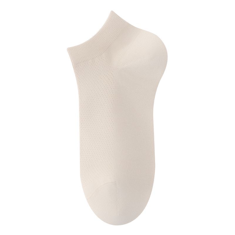 女性用靴下 夏用 薄手 綿100% メッシュ 通気性 無地 2025年新作 人気商品 卸売 湖北省諸曁市 源泉工場