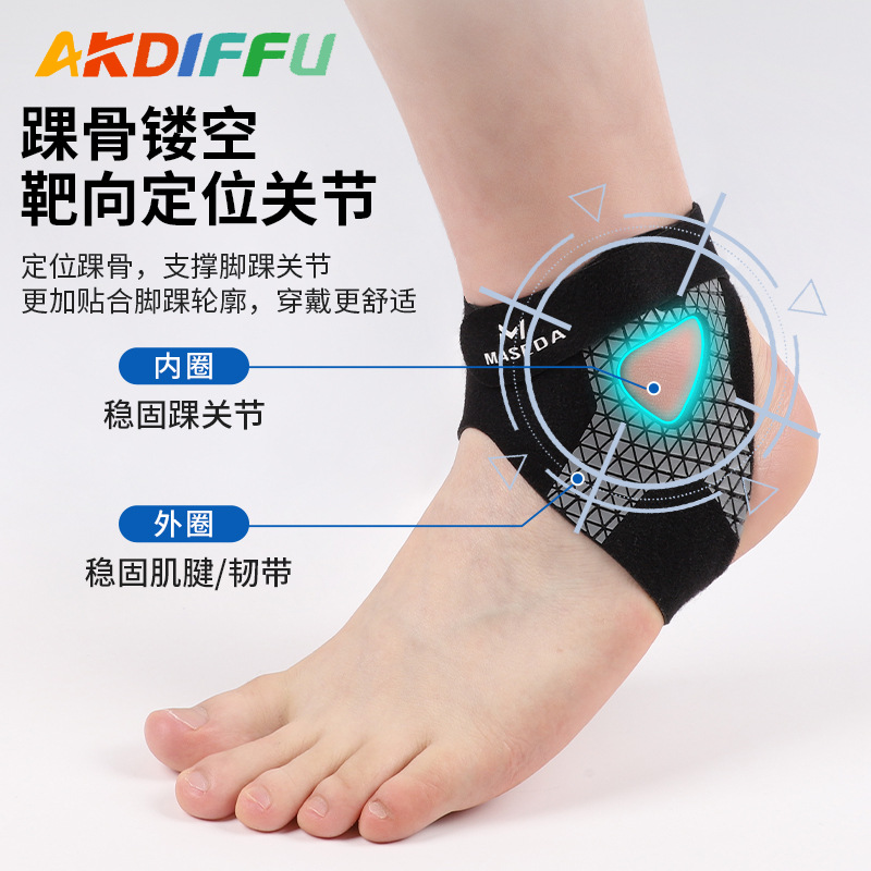 Soporte Estabilizador de Tobillo Deportivo de Neopreno, Protección Contra Esguinces, para Running y Ciclismo