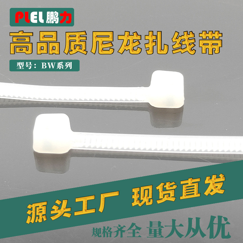 尼龙扎带 塑胶扎带  塑料扎线带 可过拉力测试  东莞制造