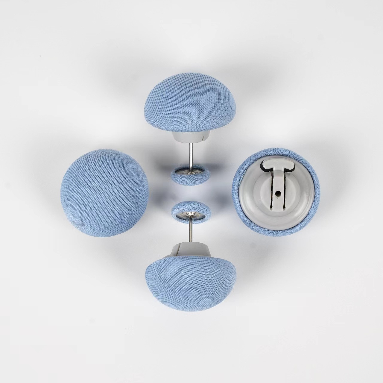 1 Шлифовальная головка синего Гейба (с тканями-заклепками)