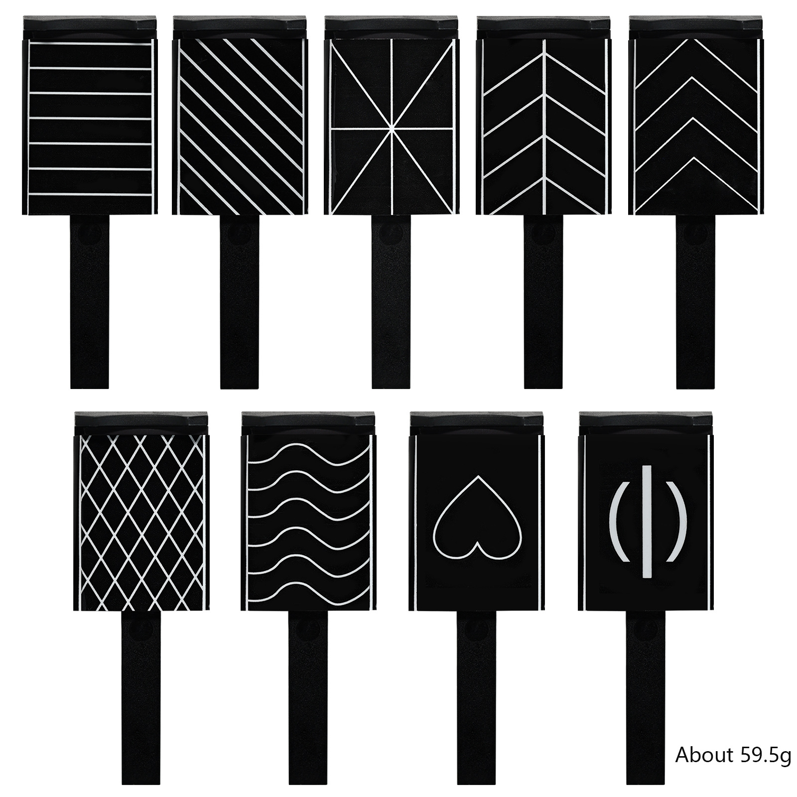 Herramientas para decoración de uñas, imán magnético súper fuerte para ojo de gato con varios estilos, imán para gel de ojo de gato, varita magnética multifuncional pequeña