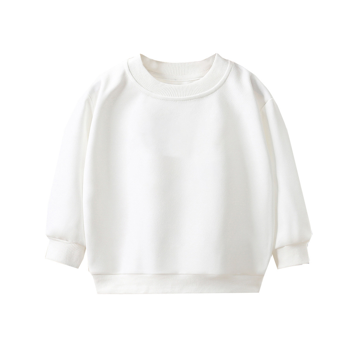 싱글 스웨트셔츠(단색, 프린트 없음, 패턴 없음)