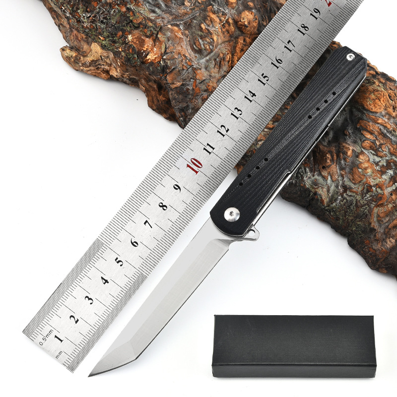 厂家批发户外D2轴承折叠刀野外求生外贸出口高品质水果美工刀