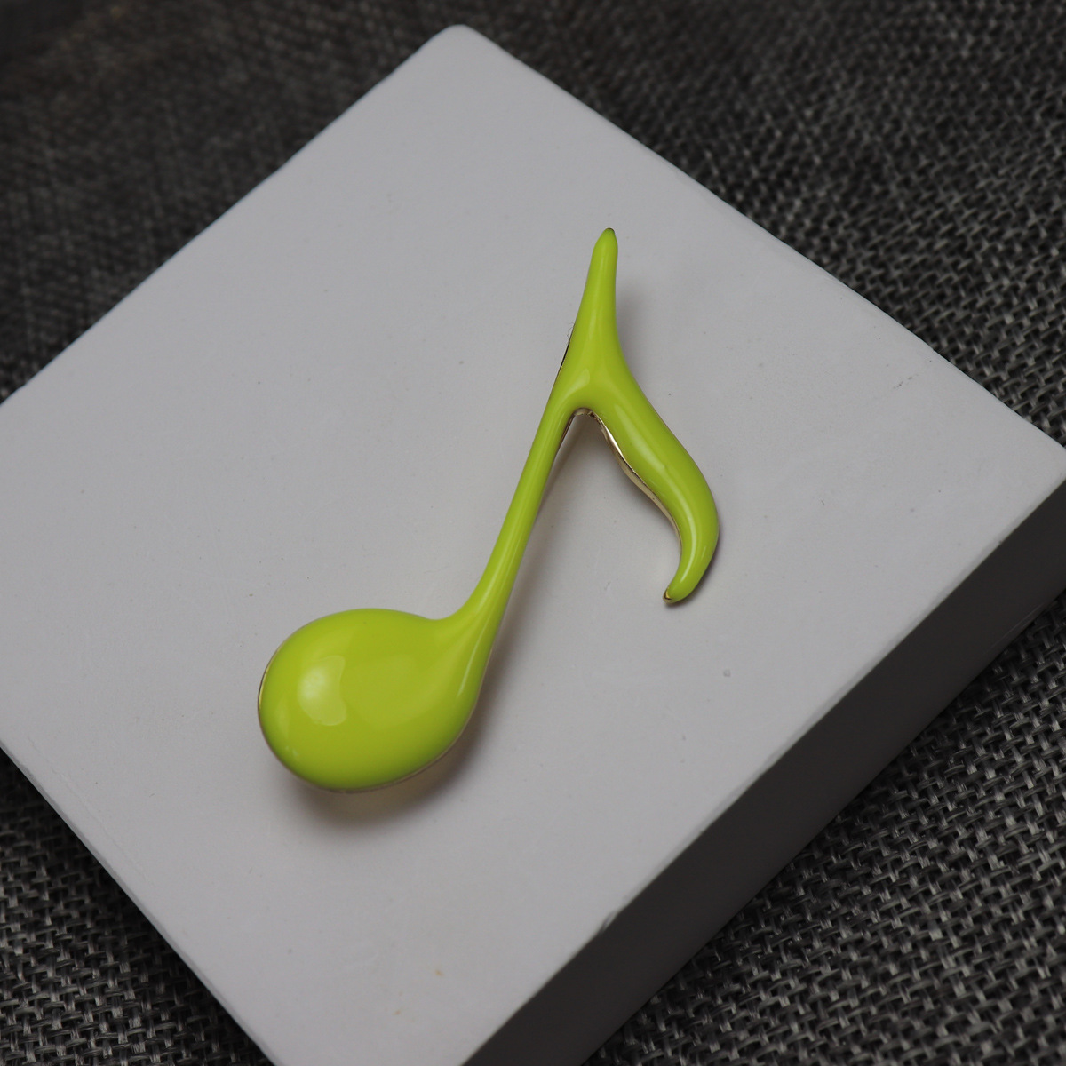Original Academy Style Multicolor Handmade Enamel Notes Music Student Brooch Corsage Clothing Accessories
