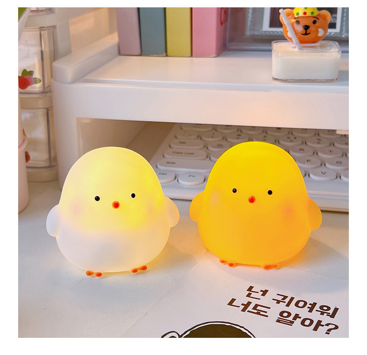 Cute Bear Pig Duck Vinyl Indoor Night Lights 1 Piece display picture 1