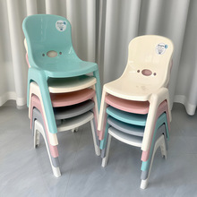 小椅子超厚幼儿园靠背椅小孩子客厅餐椅批发塑料耐用凳子新款舒适