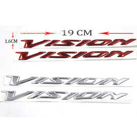 适用于本田VISION摩托车车身贴 3D立体防水软胶车贴 2条/套