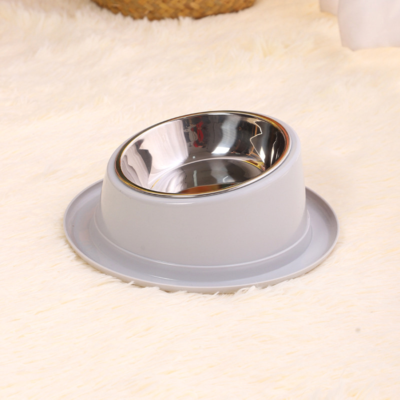 Tacos de acero inoxidable para mascotas, artículos para gatos, anti-derrapante, artículos de platos para mascotas, tazón para perros, tazón mayorista