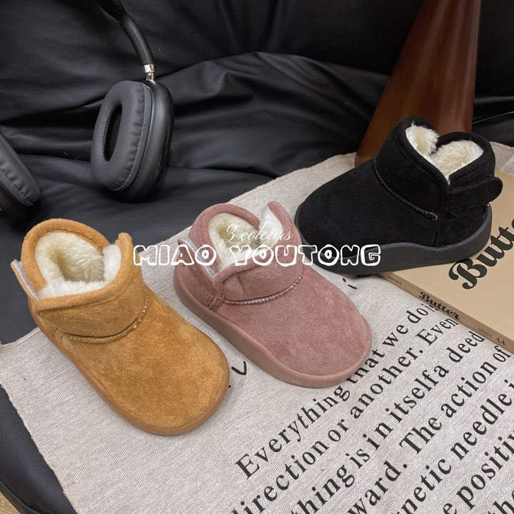 Children's Snow Boots, Baby Soft-Soled Thickened Warm Autumn and Winter Snow Boots, Boys and Girls, Toddlers, Anti-Slip Large Cotton Shoes Children's Snow Boots, Baby Soft-Soled Thickened Warm Autumn and Winter Snow Boots, Boys and Girls, Toddlers, Anti-Slip Large Cotton Shoes