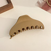 Acrylic hairgrip, big crab pin, hair accessory, shark, hairpins, simple and elegant design, South Korea, wholesale