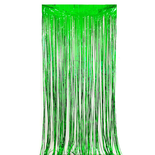 Rain Silk Curtain 1*2 Meter Rain Silk Party Decoration Golden Red Rain Silk Curtain Christmas Halloween Wholesale Bright Rain Silk