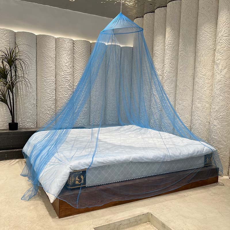 Princesa mosquiteros cúpula de puerta única mosquiteros cortes redondos techo de doble cúpula mosquiteros fábrica directa
