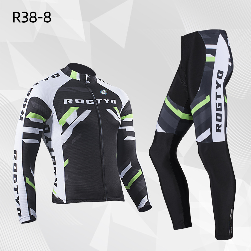 Primavera, verano, otoño, chaqueta, pantalones largos, uniformes de secado rápido de bicicleta de montaña para hombres y mujeres. image 12