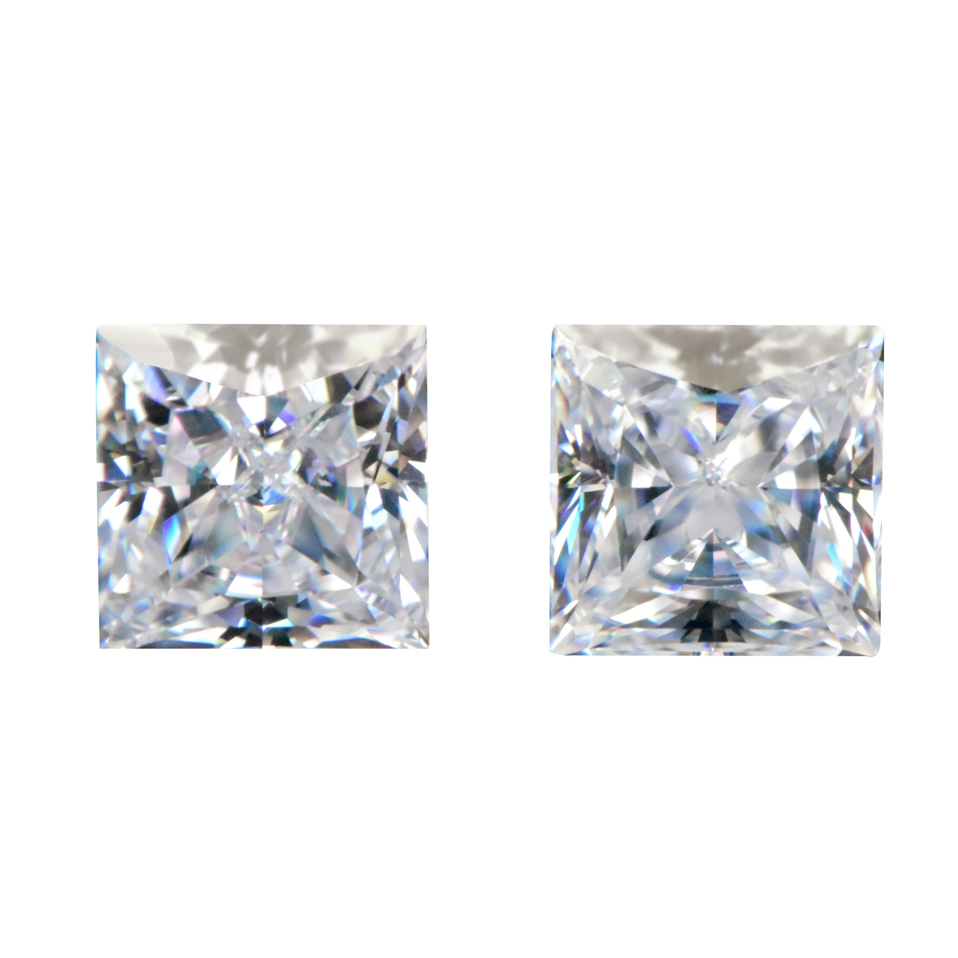Большие характеристики Mosan Princess Square Ice Flower Cut D Color-DE Color 0.6ct-10ct Mosanite Naked Stone предназначены исключительно для оптовой продажи и дистрибуции