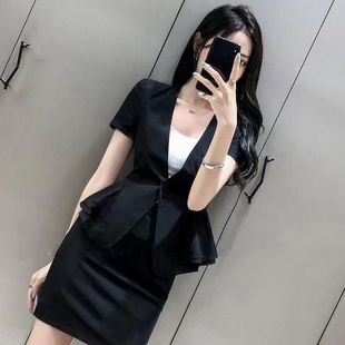 Professional Suit Suit for Women Summer New Style Beauty Salon Workwear High-End Jewelry Store Hotel Front Desk Workwear