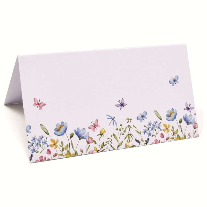 Pastoral Watercolor Floral Butterfly Table Card Wedding Banquet Folding Place Card Fresh Party Table Name Decoration Card Pastoral Watercolor Floral Butterfly Table Card Wedding Banquet Folding Place Card Fresh Party Table Name Decoration Card