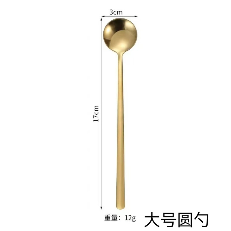 304ステンレスの韓国式の長い柄のスプーンのデザートのスプーンのアイデアの攪拌のスプーンのスープのスプーンの蜂蜜のツバメの巣のスプーンの贈り物のスプーン|undefined