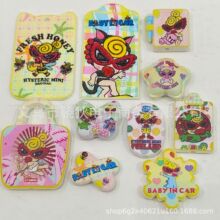 通孔卡通磨砂黑超奶嘴系列异形串珠笔配件手机链diy手工饰品