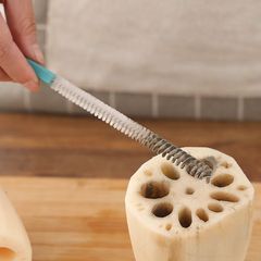 Lemon Cleaning Gadget Lotus Root Scrubber Petal Decorating Mouthpiece Brush Water Cup Straw Baby Bottle Nipple Cup Tube Water Pipe Milk Tea Shop Brush