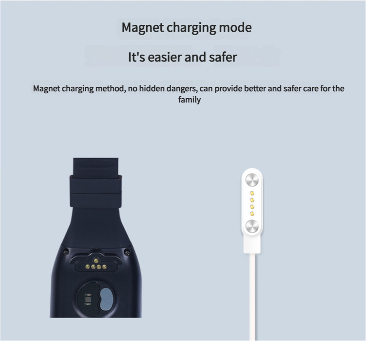 Cross-border e-commerce overseas version elderly smart phone bracelet anti-loss mobile phone wearable English version positioning Specification drawing