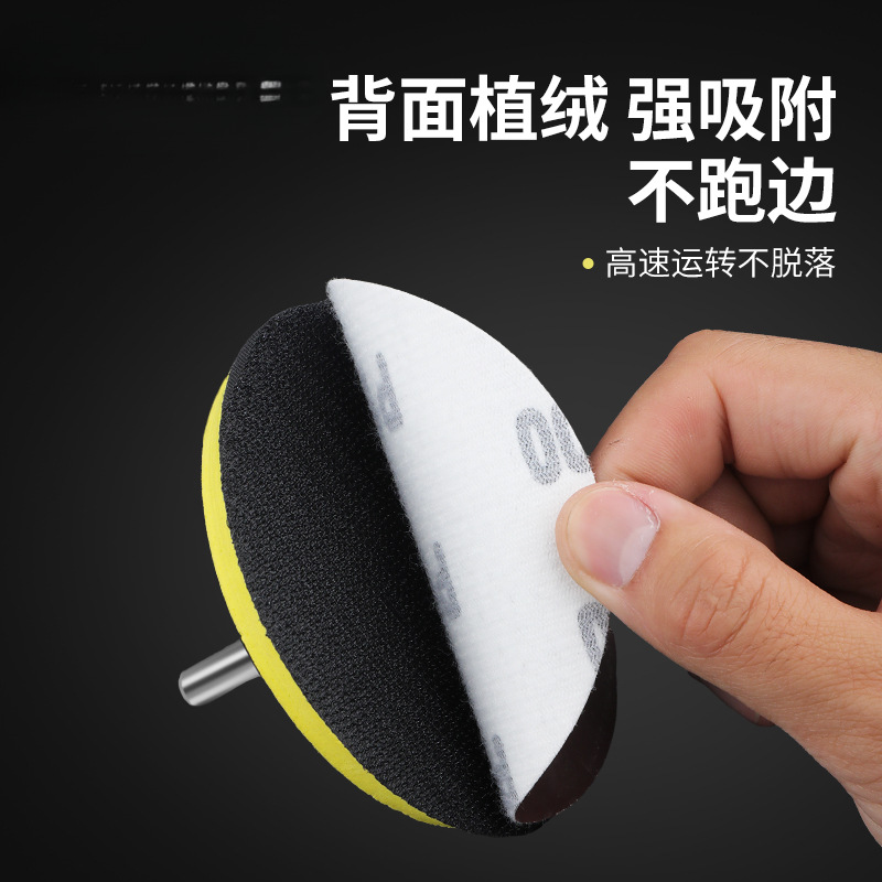 papel de lija flocado de bosque verde pulido herramientas de artefactos de pulido super madera de pared molino de ángulo perforador eléctrico placa de arena resistente al desgaste