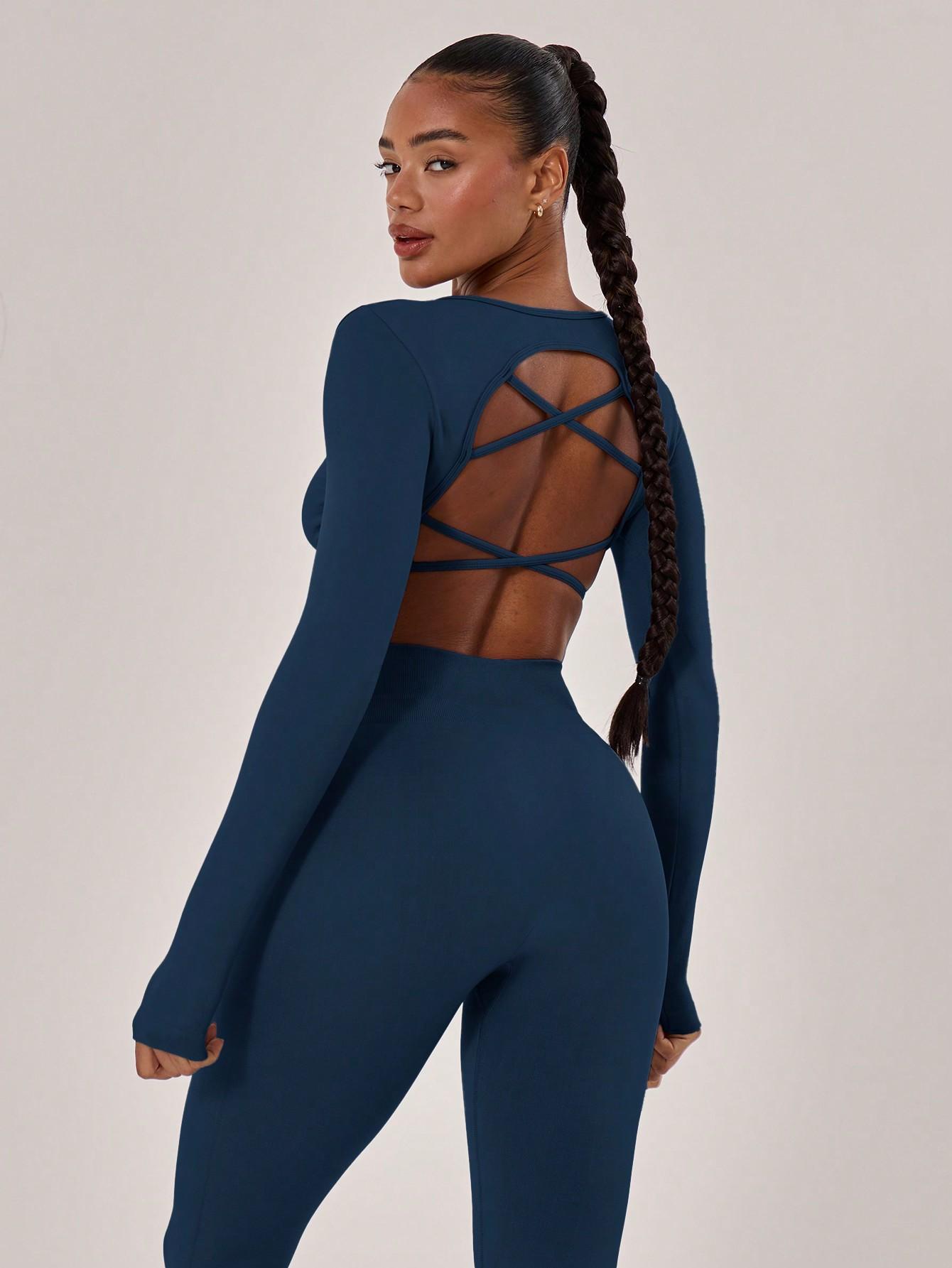 Bella ropa de yoga, ropa de yoga, pantalones de manga larga, ropa deportiva al aire libre, ropa deportiva de lu lu