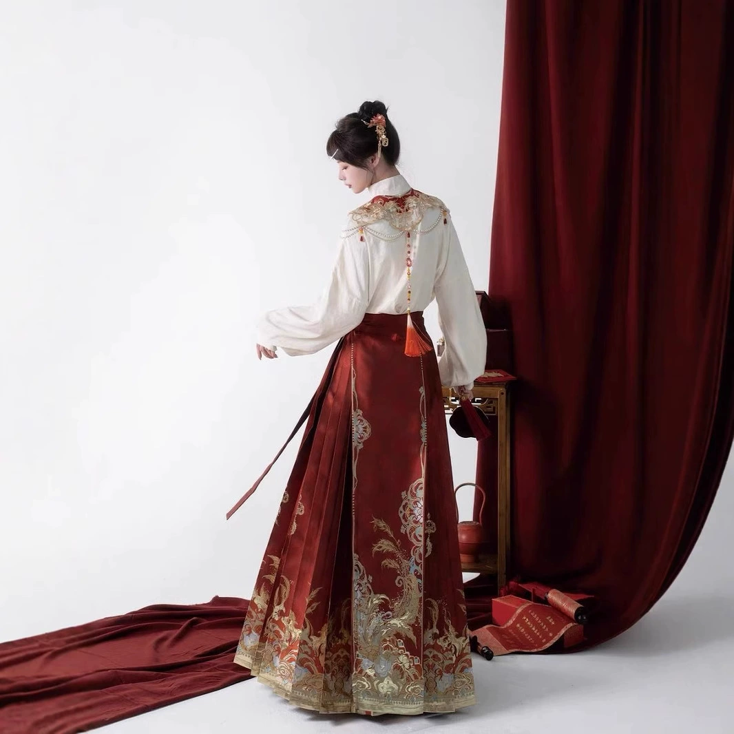 Луо Рукав с ароматом [Один контракт] Тяжелый конский юбка с лапшой