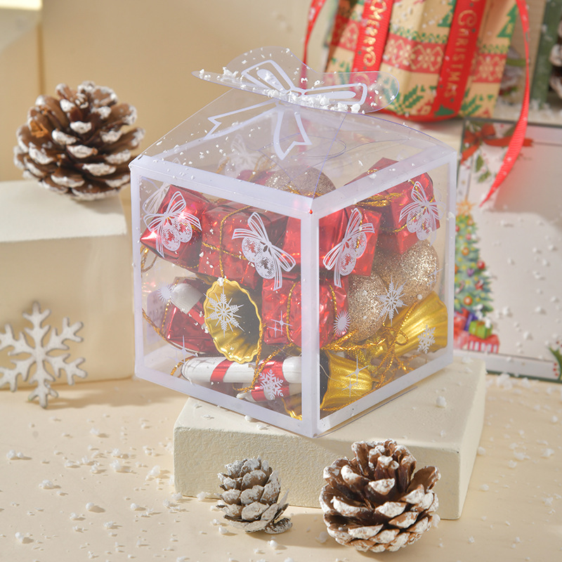Simulación transfronteriza copo de nieve cedro Navidad Año Nuevo decoraciones de escritorio decoraciones más accesorios decoraciones al por mayor