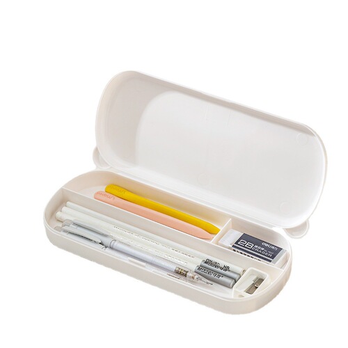 Simple and Cute Bear Macaron Color Stationery Box for Primary School Students, Pen Case, Pen Bag Wholesale