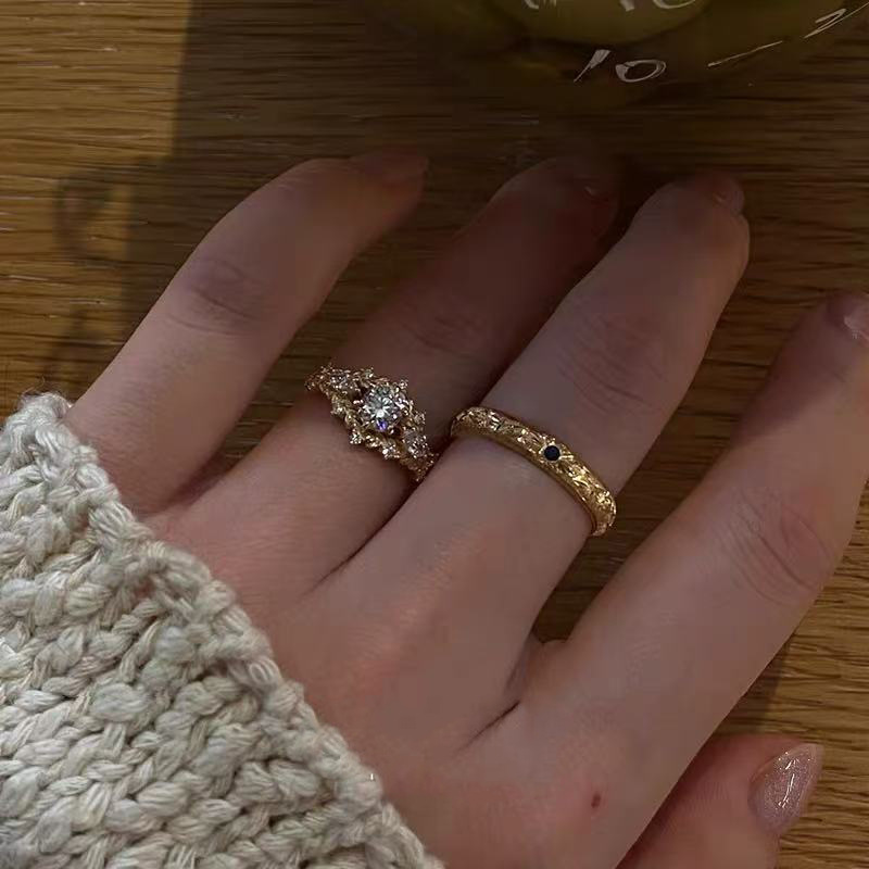 Oval Cz Engagement Ring Set In 925 Sterling Silver Minimalist_voghion.com