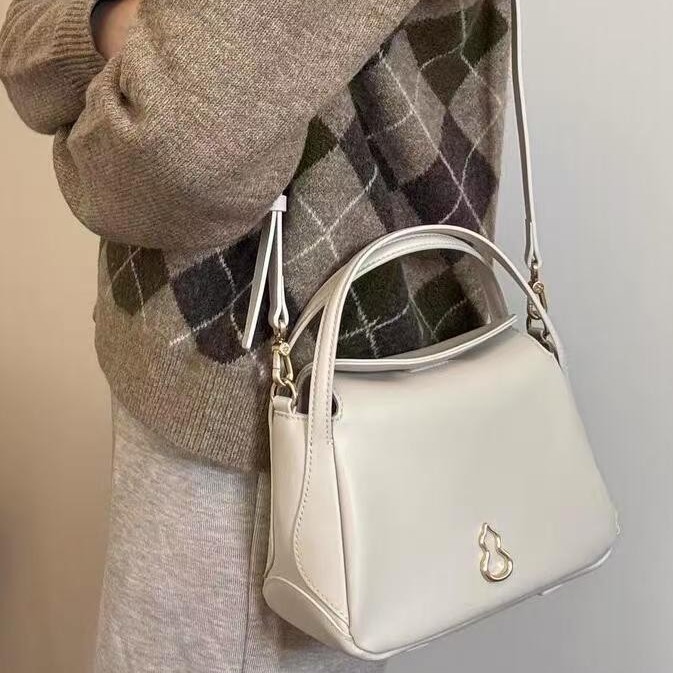 夏季新款半坡小菜篮子包女小众设计半坡圆满包小号手提斜挎包轻奢 - Thumbnail 4