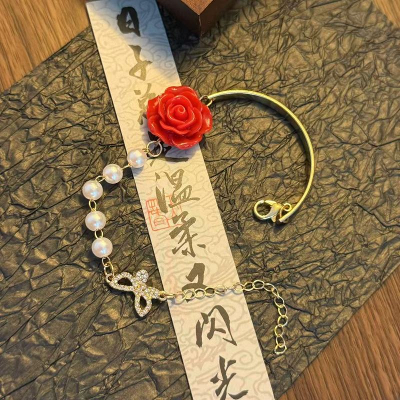 工厂直销【海屿星辰】蝴蝶手链清冷感长款流苏灵蝶琉璃手饰古风|undefined