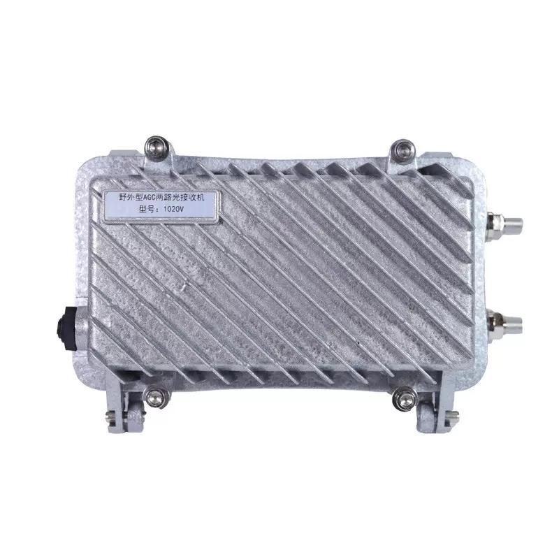 2路有线数字电视二路光接收机光控AGC CATV楼栋㙒外工程型860MHZ