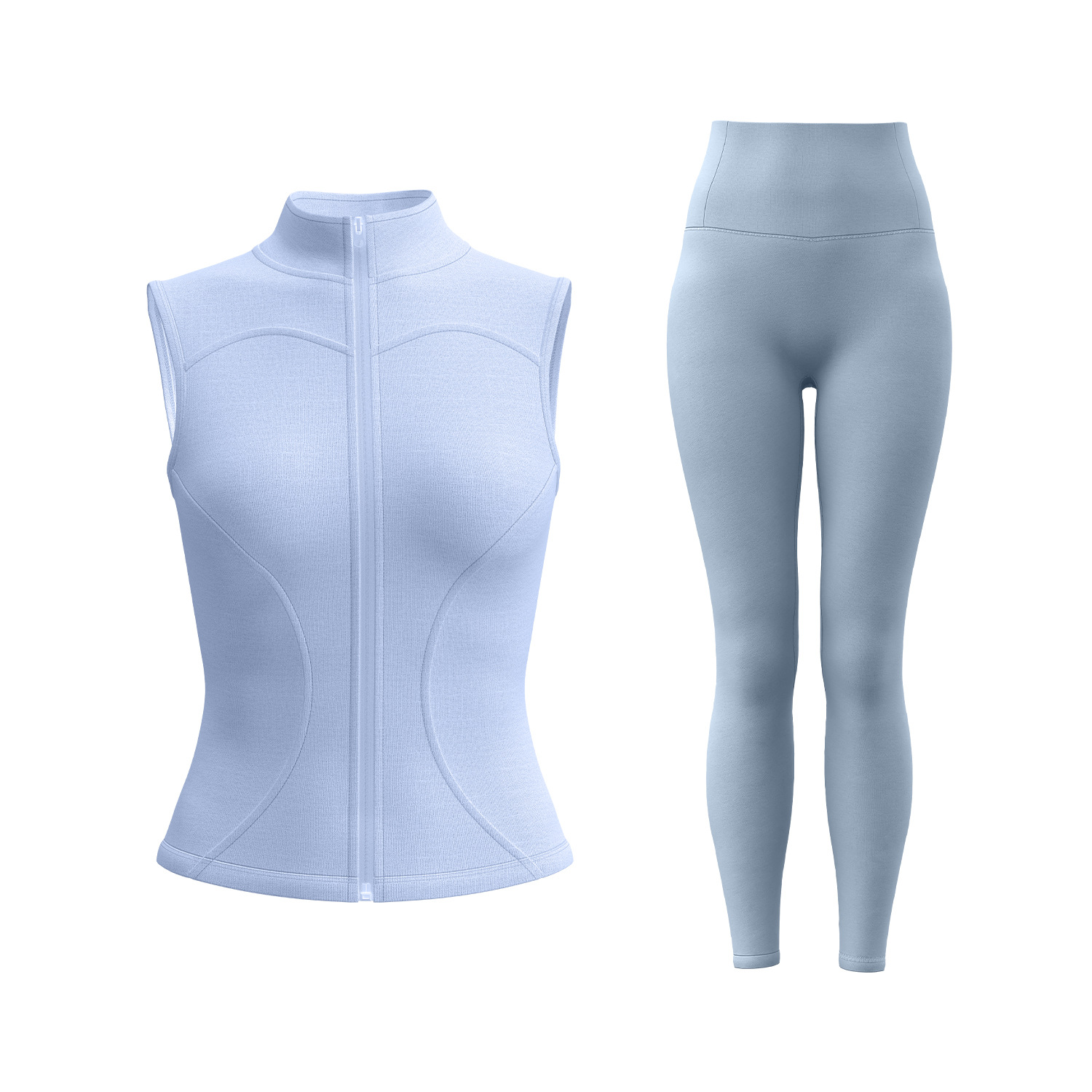 Juyi Tang nuevo cuello vertical sin mangas cuerpo ajustado, delgado transpirable, adelgazamiento, ejercicio, ejercicio, fitness, yoga