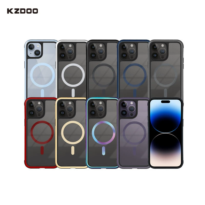 KZDOO для Apple iPhone 14, чехол MAG ARES с магнитным всасыванием и металлической рамкой, ARES iPhone14 Pro Max