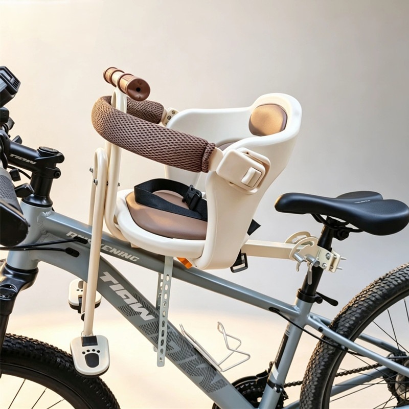 New bicycle front-mounted child seat, outdoor parent-child bike seat, mountain bike baby seat
