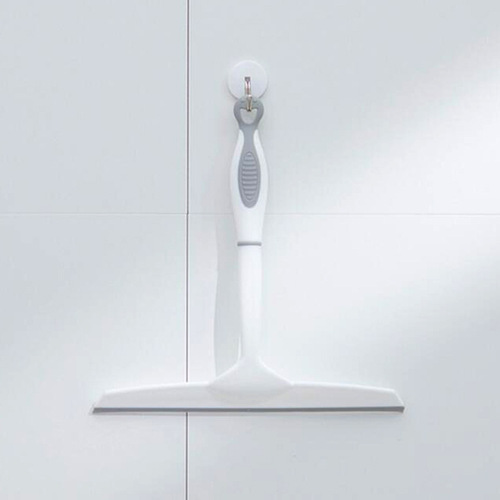 Soft glue glass wiper, multi-purpose anti-slip handle glass scraper, hanging window tile cleaning scraper