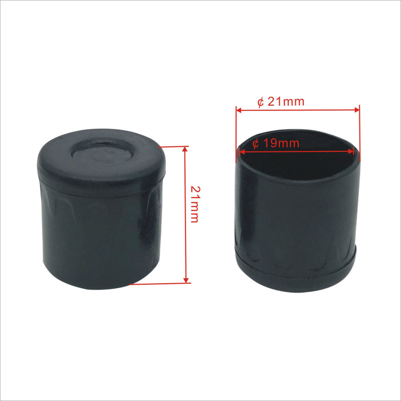 メーカー家具用丸パイプカバー、プラスチック角パイプカバー、足場用フットカバー、椅子用黒色フットカバー、機器用ゴム保護カバー|undefined