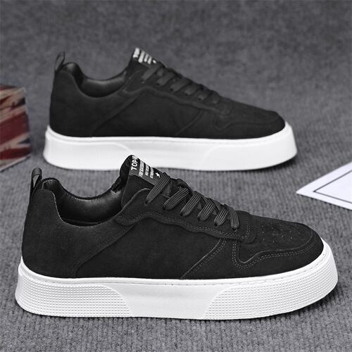 Men's 2025 Spring New Soft-Cushioned Breathable Colorblocked Board Shoes - Versatile Fashion Casual Sports Shoes
