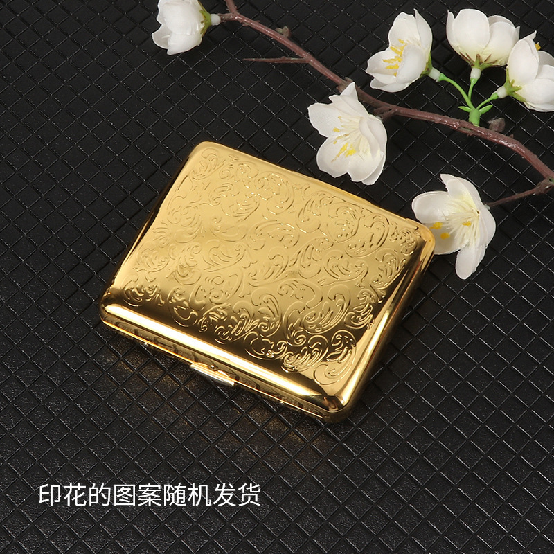 Xifei の新しい 20 パック厚手の特殊金属タバコボックスクリエイティブ鉄クリップ耐圧性と防湿性の薄いタバコボックス直販|undefined