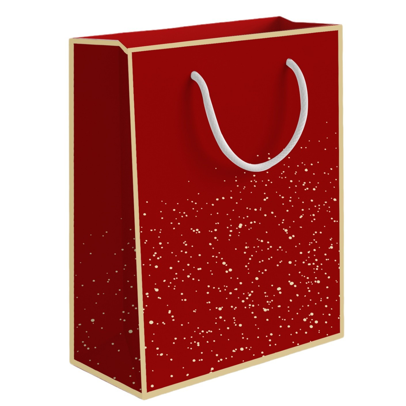 12个1包18*16*8白卡小清新双11优惠包装压纹手提袋现货礼品纸袋工