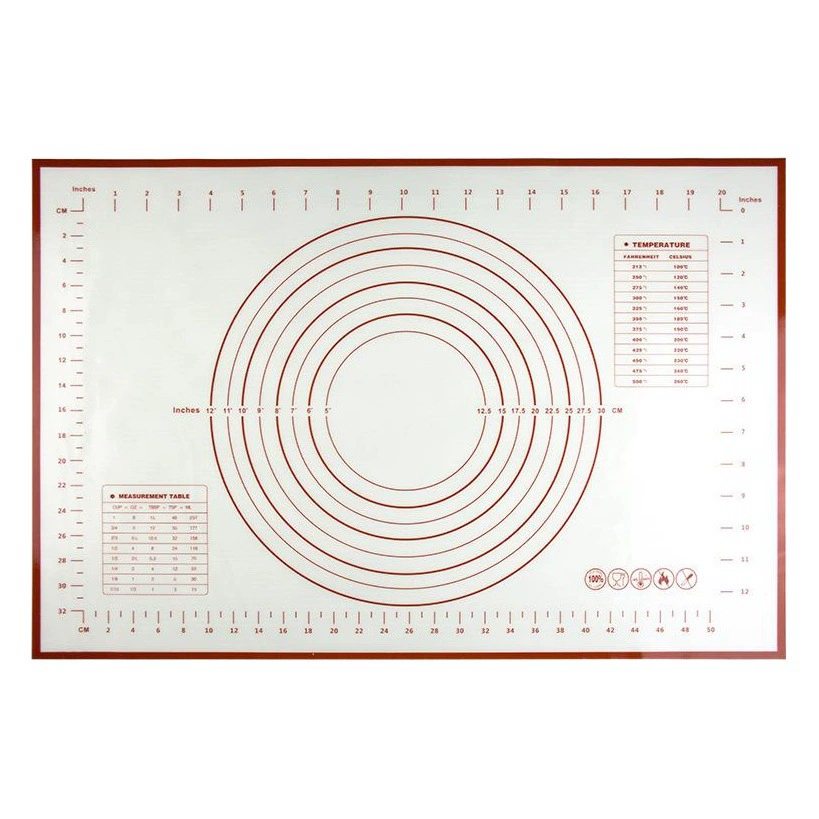 Завод прямо в наличии, большой квадратный толстый европейский и американский стекловолокно с антипригарным покрытием, устойчивый к высоким температурам, кухонный силиконовый коврик для выпечки