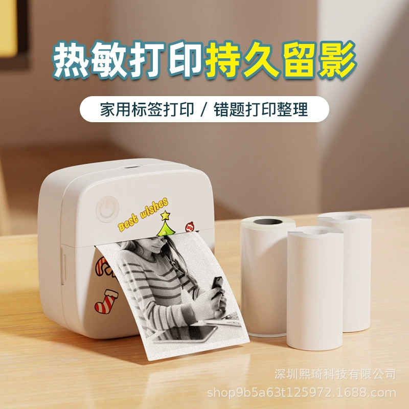 Small printer, handheld wireless pocket photo, custom-made, (Physicals)