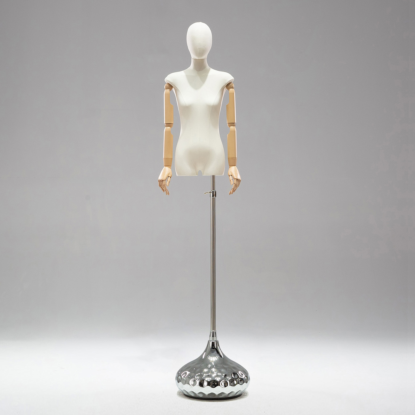 Modelo de accesorios tienda de ropa de mujer maniquí de gota de agua base ventana de pantalla de cuerpo de vestido de boda exhibición de cuerpo humano marco de modelo