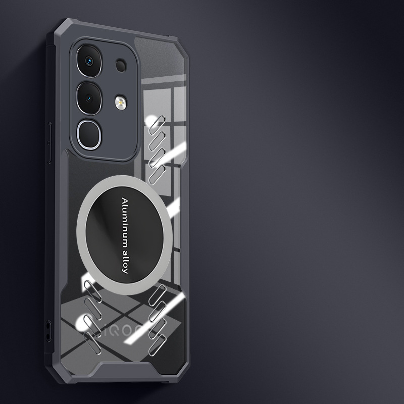 vivo iQOO Z10X 携帯電話ケースエアバッグ落下防止ソフトシェル iqooZ10 グラフェン冷却保護カバーに適しています|undefined