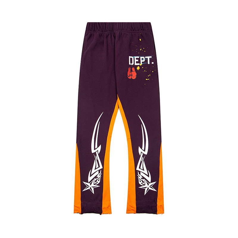 Gallery Dept. La Flare Sweatpants Purple Orange