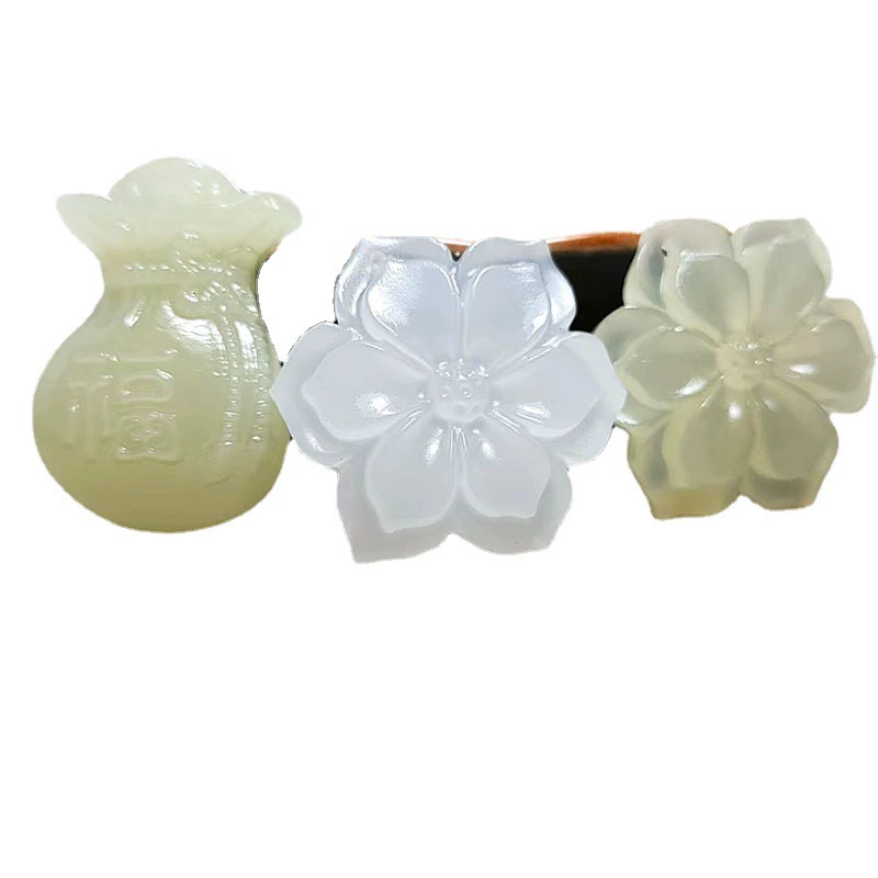 Pendant white jade, necklace, wholesale