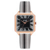 Fashionable square small women's watch, dial, simple and elegant design