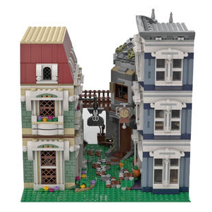 Building Blocks Cross-Border Moc-53778 Silkwood Street 2429 Particle Number Building Toys S